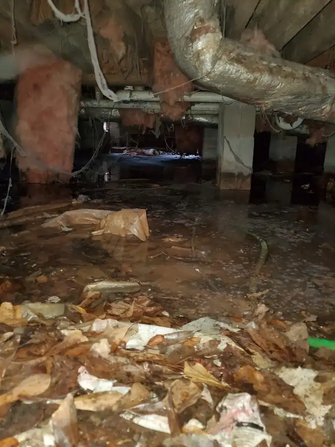 Crawl space flood assessment for Commercial Water Damage Restoration in Lake Wales